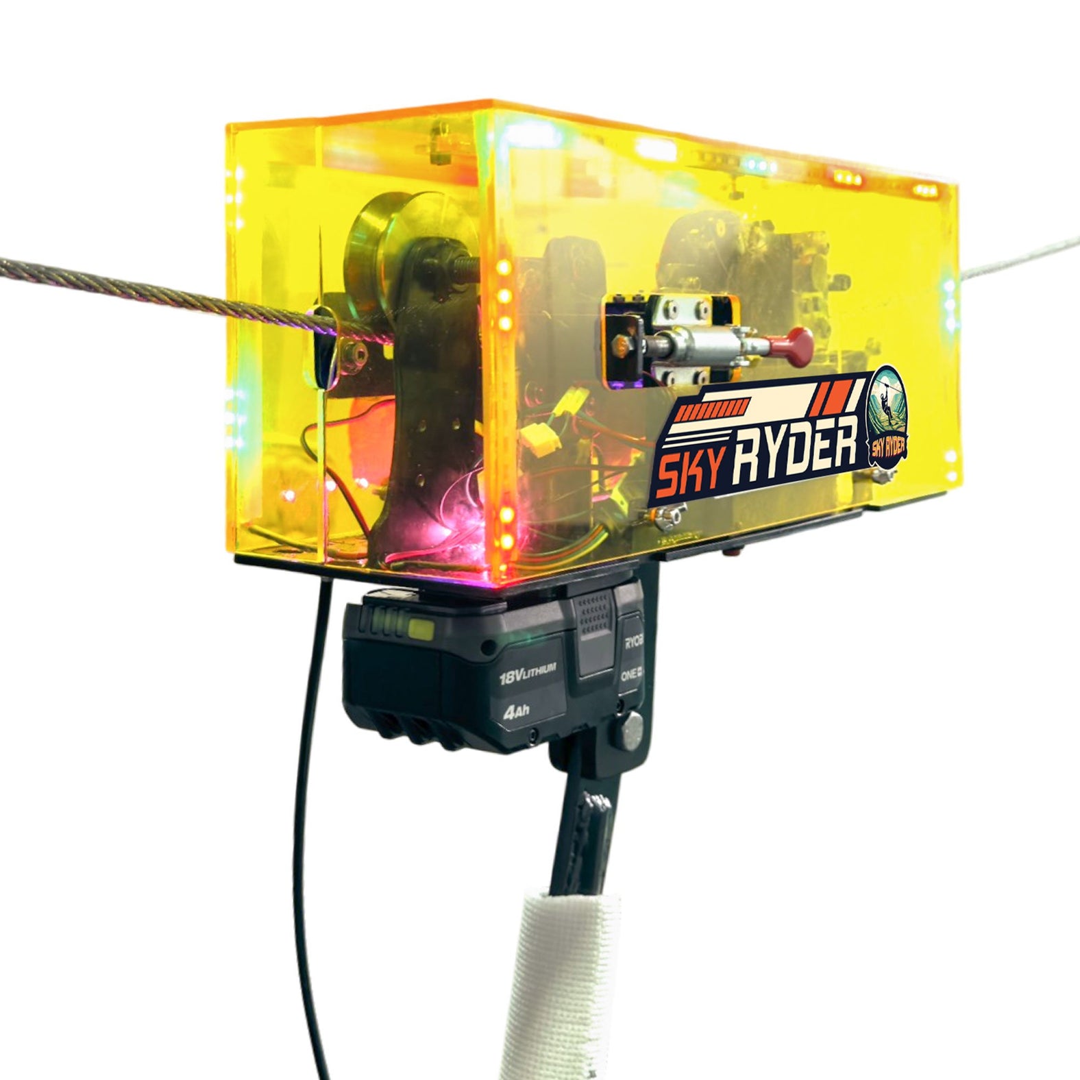 Sky Ryder – Gravity Meets Innovation in Powered Zip Line Mobility
